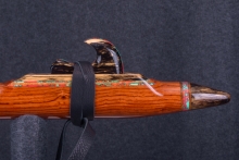 Honduran Rosewood Native American Flute, Minor, Low F-4, #S6K (1)